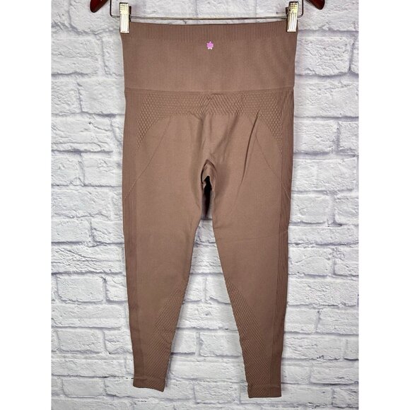 KIRA GRACE X KATHRYN BUDIG Women's Light Brown Athletic Leggings M/L - Picture 4 of 4